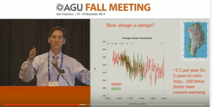 AGU Fall Meeting 2014: Jim White: abrupt climate change