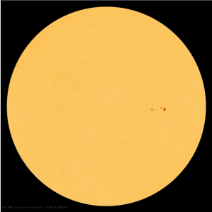 2-13-2018 Sunspots sdo